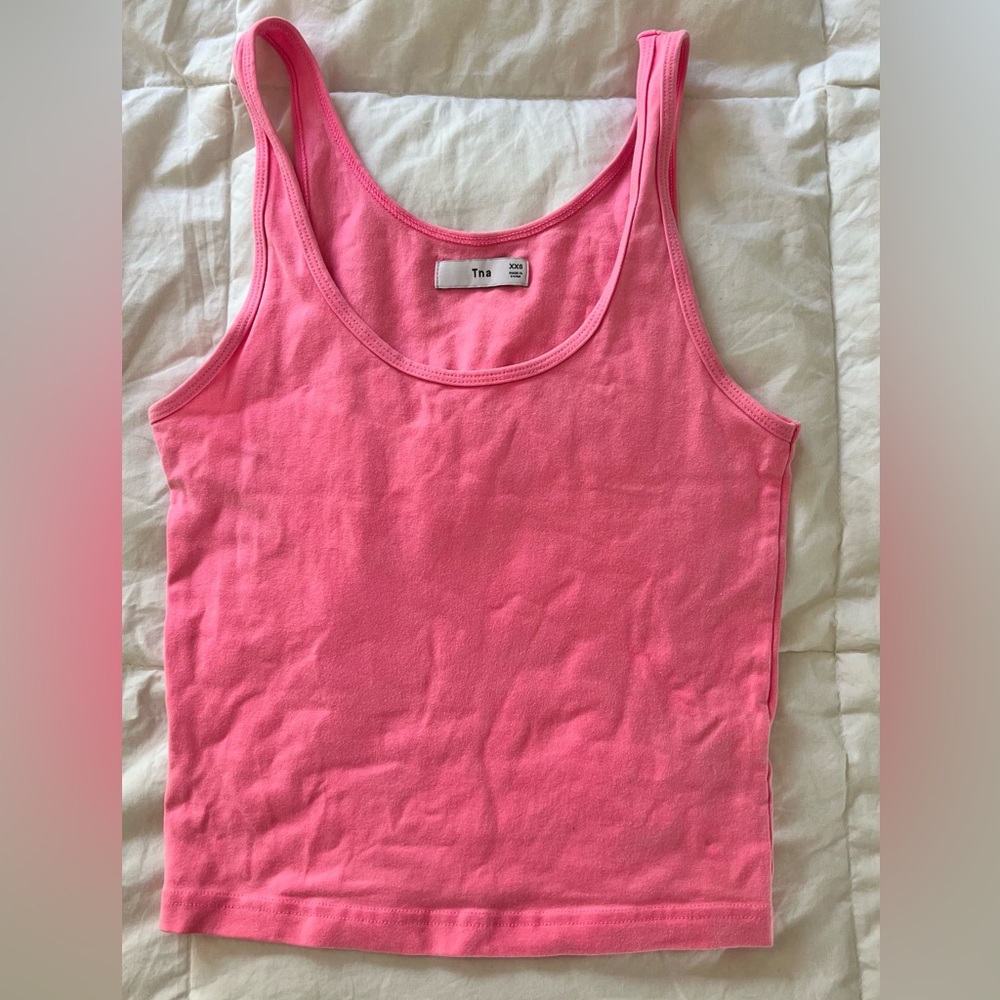 TNA cotton cropped tank